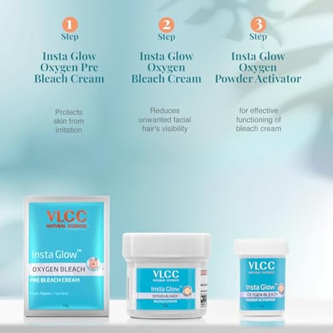 VLCC INSTA GLOW QXYGEN BLEACH, 51.4G BY - Image 2